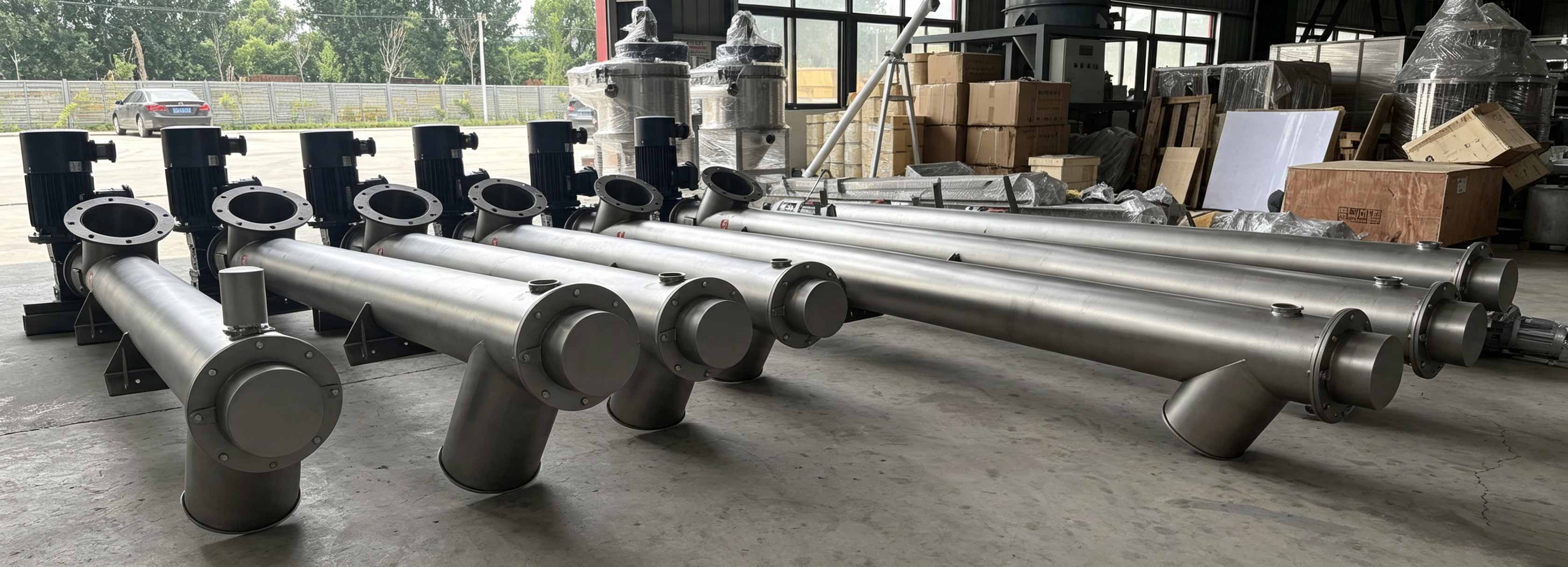 High-Wear-resistant-Screw-Conveyor