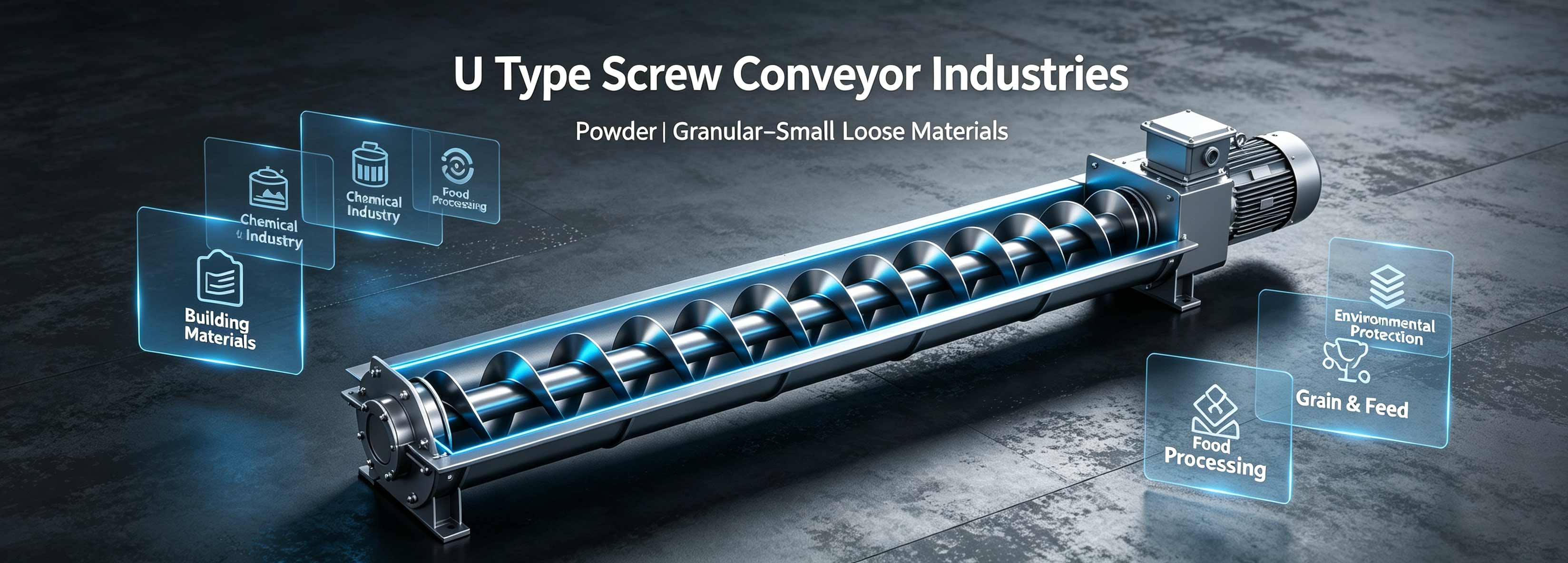 Applicable-Industries-of-U-shaped-Screw-Conveyor