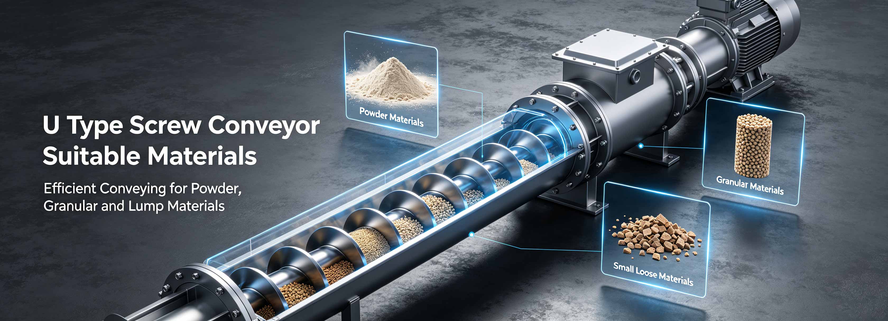 Applicable-Materials-of-U-shaped-Screw-Conveyor