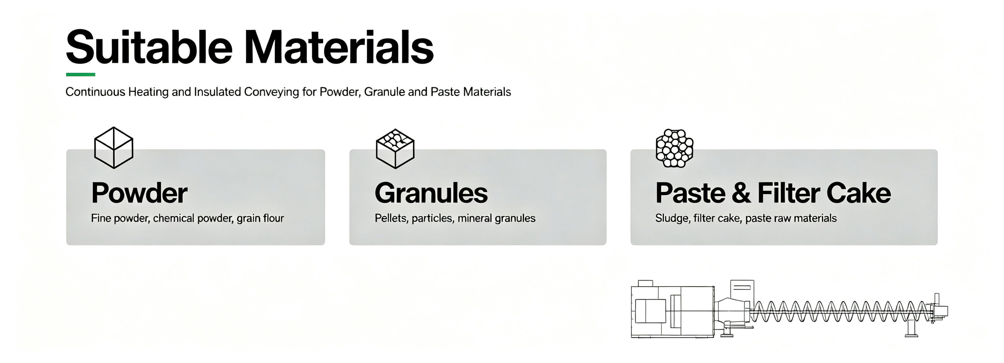 Applicable-Materials-for-Heating-Screw-Conveyor
