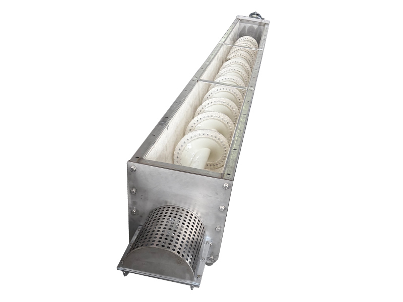 Ceramic screw conveyor