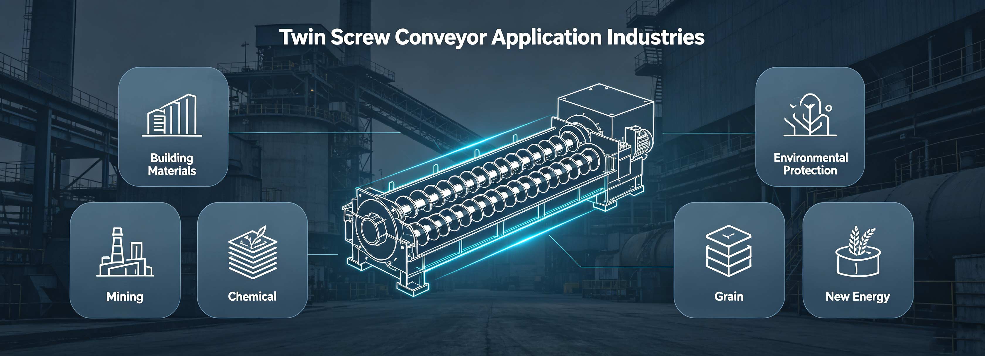 Applicable-Materials-for-Twin-shaft-Screw-Conveyor