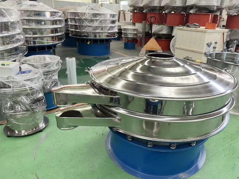 Rotary vibrating screen 4